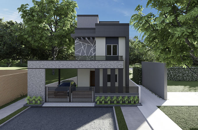 G+2 Residential villa in Thillaiganganagar